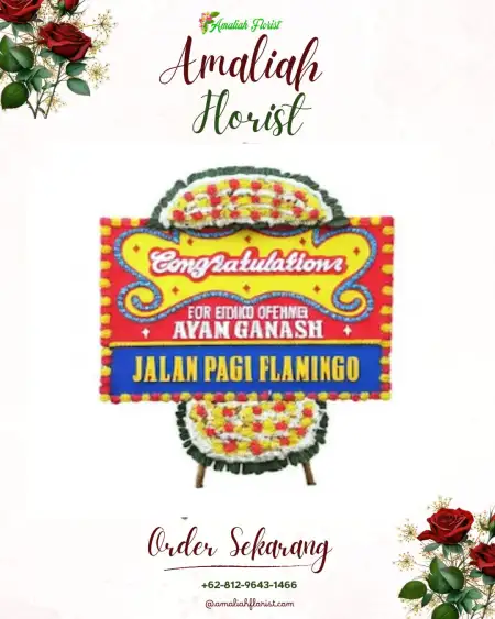 Sewa Papan Bunga Caruban